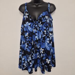 ***Flawed Fit 4 U Floral Swim Dress sz 16W 2085206